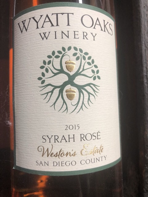 Wyatt Oaks Winery - Weston's Estate Syrah Rosé - 2015