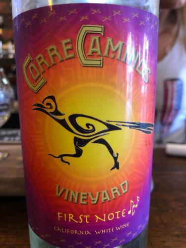 Correcaminos Vineyard - First Note - 2017