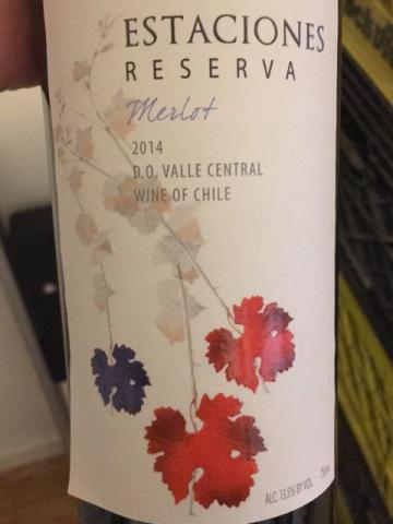 Estaciones - Reserva Valle Central Merlot - 2014